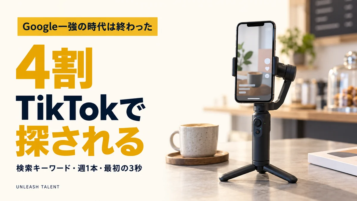 Google一強の時代は終わった｜TikTokで探される