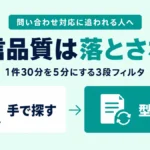 問い合わせ対応に追われる人へ｜返信品質は落とさない